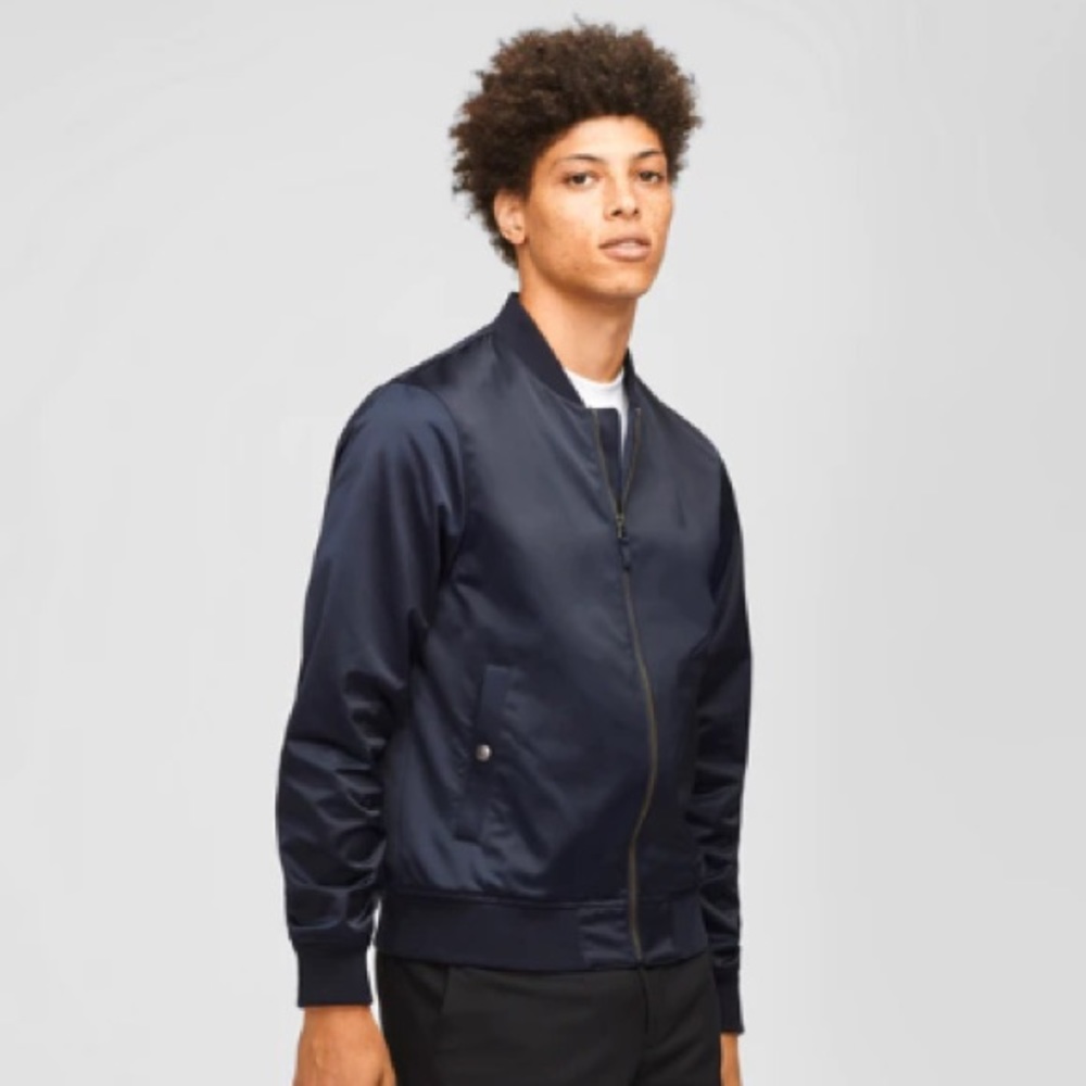 Bonobos Midnight Blue Varsity Jacket